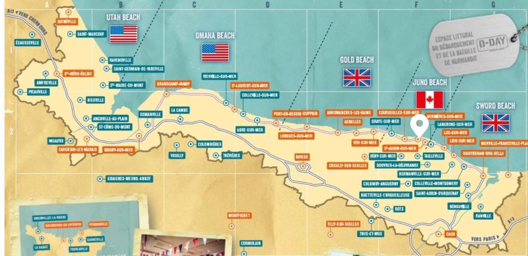 Lamaisonnette 500M Plage Juno Beach Bernières-sur-Mer Exteriör bild